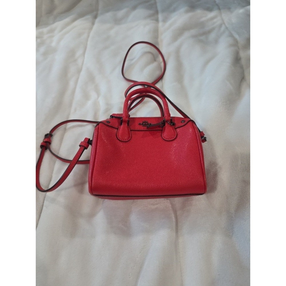 NWOT Coach Mini Bennett Satchel Crossbody Poppy Limited Edition Rare Find
